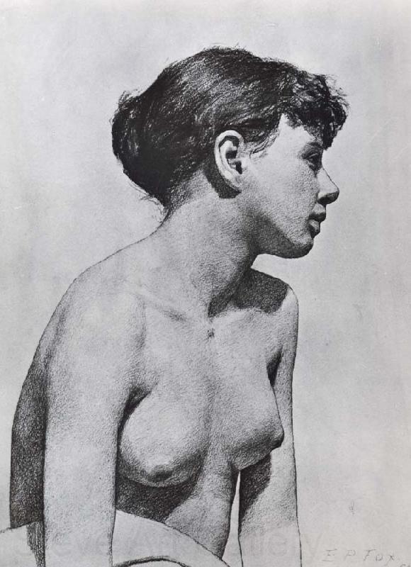 E.Phillips Fox Nude Study Spain oil painting art